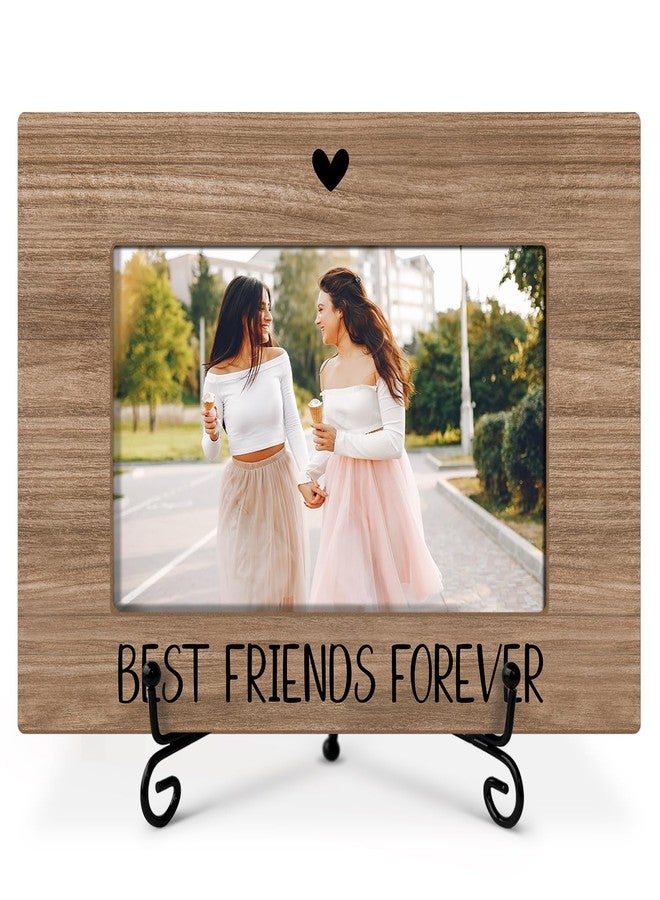 LWBEO Friends Picture Frame, Birthday Gifts Friendship Gifts for Men Women, 4x6 Photo Frame with Stand for Desktop -45 - Image 1